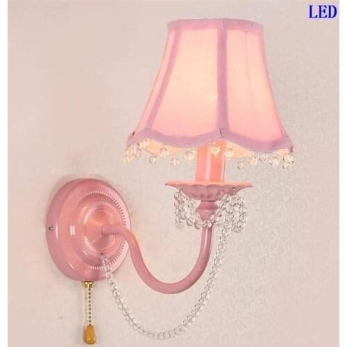 Applique Wandlamp Industrieel Aplik Lamba Lamp Cama Loft Decor Luminaire Aplique Luz Pared Crystal For Home Wall Bedroom Light