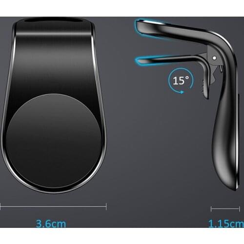 Magnetic Car Phone Holder For iPhone 12 11 Pro Max X R Samsung S20 Metal Magnet Navigation Car Bracket 360 Degree Rotation Stand