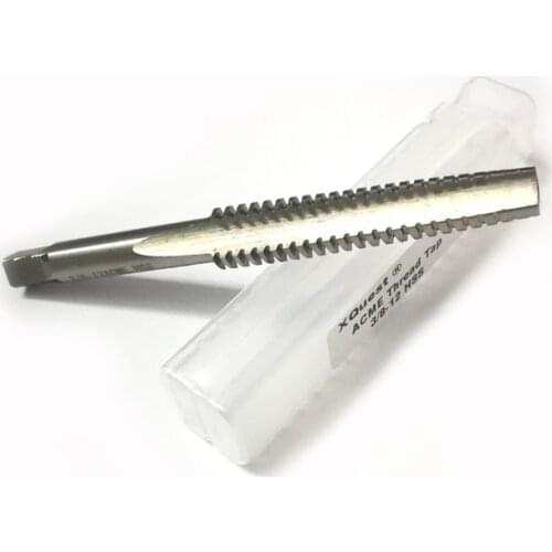 HSS 3/8-12 TPI Acme Tap Single Pass Right hand Threads 3/8 High Speed Steel Left Hand Trapezoidal ACME screw taps 3/8-12tpi
