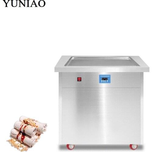 MK-PF1S Maquina Para Hacer Helado Rollo Ice Cream Machine Caliente Vender En Colombia CFR BY SEA