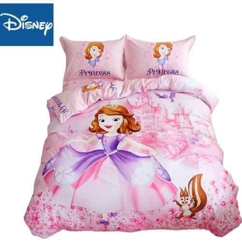 Princess Sophia queen comforter bedding set for kids twin Cartoon duvet covers 3/4pcs home decor boy 3d printed discount hot