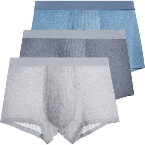 New Fashion Men Underwear Boxer Shorts Male Panties Soft Comfortable Modal Breathable High Quality Boxer Shorts