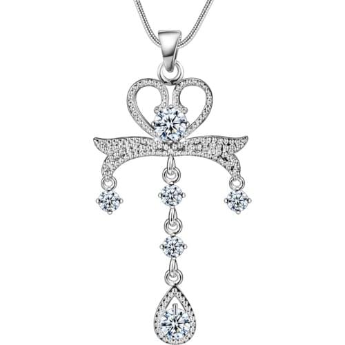 Wholesale Charm Silver Color Pendants For Women Fashion Jewelry Necklace Lady Fashion Jewelry Pendant Scale AN133/auyajmfa