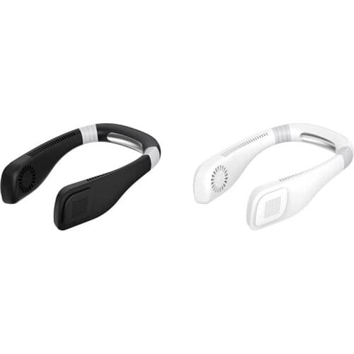 Portable Neck Fan - Personal Fan, Hands Free Bladeless Neck Fan, Rechargeable USB Fan, Neck Air Conditioner
