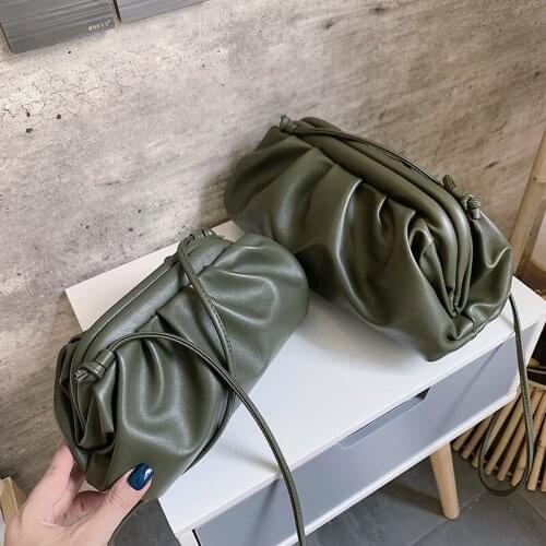 Solid Color Elegant Crossbody Bags For Women 2021 Small Clutch Female Party Handbags And Purses Lady Shoulder Simple