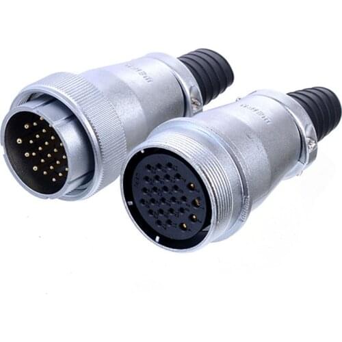 WEIPU WS40 TQ+ZQ M40 Electrical Wire Connectors 5 9 15 26 31 52 Pin Industry Cable Adapter 5 25 50 A Power Connector Quick Screw