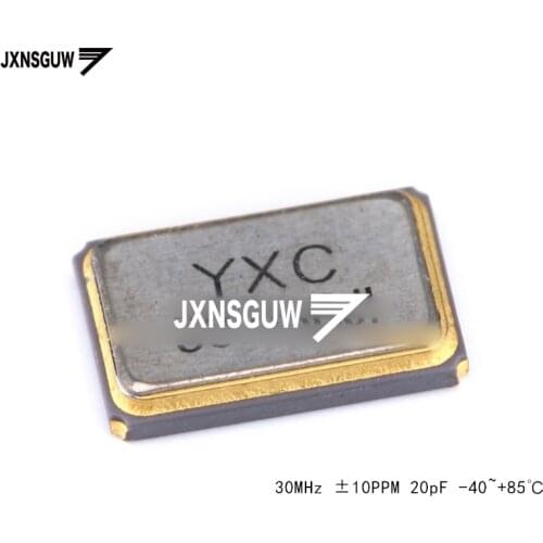10PCS 5032 SMD passive crystal oscillator / YSX531SL 30MHz 10PPM 20pF X503230MSB4SI 4 foot