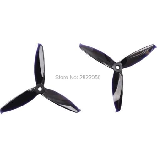 2 pair 7-colors Gemfan 5152 5.1x5.2 FPV PC 3-propeller Prop Blade CW CCW shaft through the machine more special motor 2206