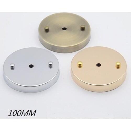 2 Piece/lot Ceiling Canopy Ceiling Rose Wall Lamp Base lighting accessories Diameter 100mm
