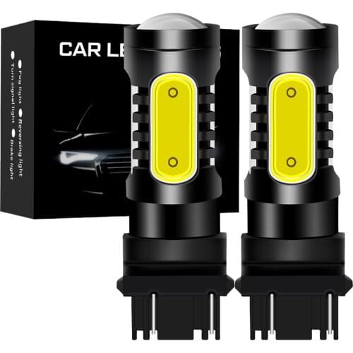 2PCS T25 LED 3157 7440 W21W 7443 W21/5W Bulbs 1157 BAY15D 1156 P21W LED BA15S BAU15S PY21W Lamp For Reverse Lights Brake Lights