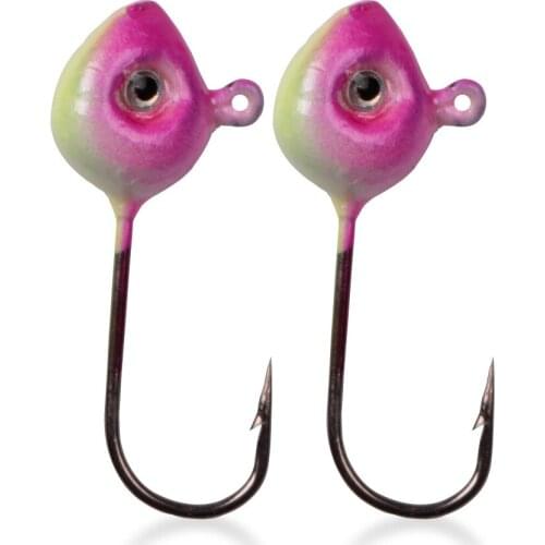 5PCS/Lot Mini Hooks Fishing Jig Head Hook Lure Simulation Bait Crankbaits Fishhook Barbed Single Hook 0.5g /1g /2g /3g /4g /5g