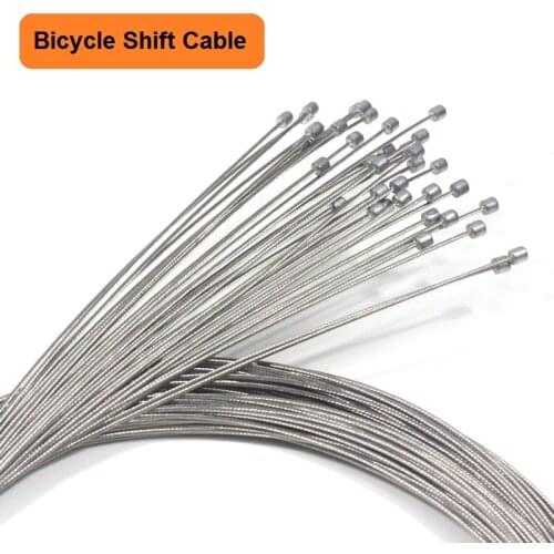 5pcs Stainless Steel Core Wire Bicycle MTB Road Bike Shifter Brake Front Rear Derailleur Brake Cable Silver Bicycle Accessories