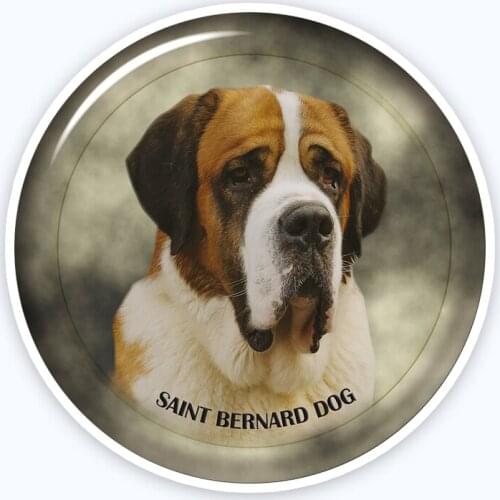 A0694# Various Sizes Removable Decal Saint Bernard Dog 88 Sticker Waterproof Accessories on Bumper Rear Window Laptop