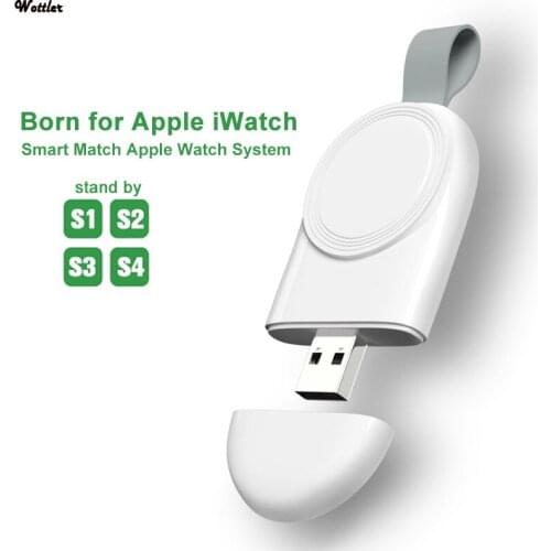 Watch Wireless Charger Watch Charger USB Portable SmartWatch Wireless Charger Suitable For IWatch Charger 2/3/4/5 Generation USB