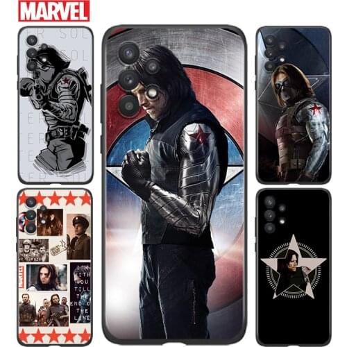 Marvel Winter Soldier White Wolf For Samsung A91 A72 A71 A52 A51 A42 A41 A32 A31 A22 A21S A12 A11 A03 A02S A01 4G 5G Phone Case