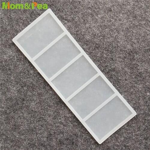 CX167 5-Rectangle Silicone Mold Chocolate Ornamental Fondant Mould Cake Decoration Insert Tools