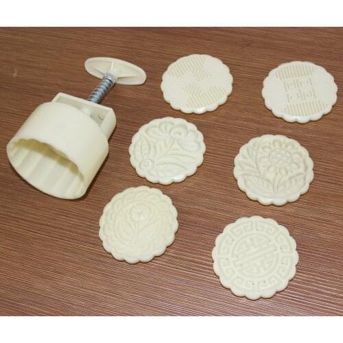 Moon cake mould circle 6 moon cake mold 6 motif se