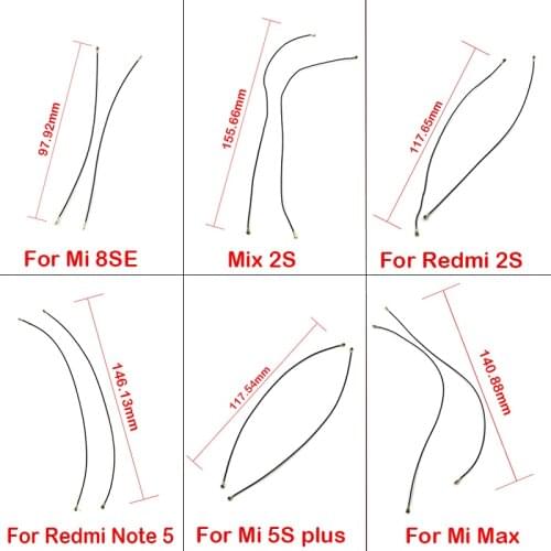 New Signal Antenna Coaxial Flex Cable Ribbon For Xiaomi Redmi 2 2A 3 3S 4 4X 5 Plus S2 6 Pro Note 2 Note5 Note4 5A Antenna