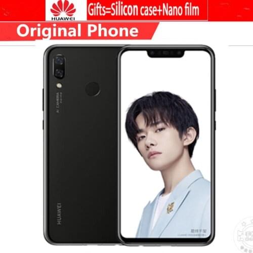 Huawei Nova 3 6GB 128GB Global Rom Face Unlock Android 8.1 24MP 4*Camera 6.3" 3750mAh Multiple languages Mobile Phone