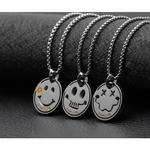 Titanium steel pendant new jewelry stainless steel pendant sweater chain versatile clothes accessories