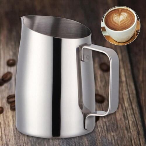 400ML Stainless Steel Coffee Milk Espresso Jug Milk Frothing Craft Pitcher Cup Cappuccino Latte Art Espresso Barista Steam Cup