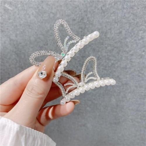 Fashion camellia flowers Hair Barrette Hair Clip Hairpin Girl Shining pearls Hair Accessories Women Headdress Wholesale