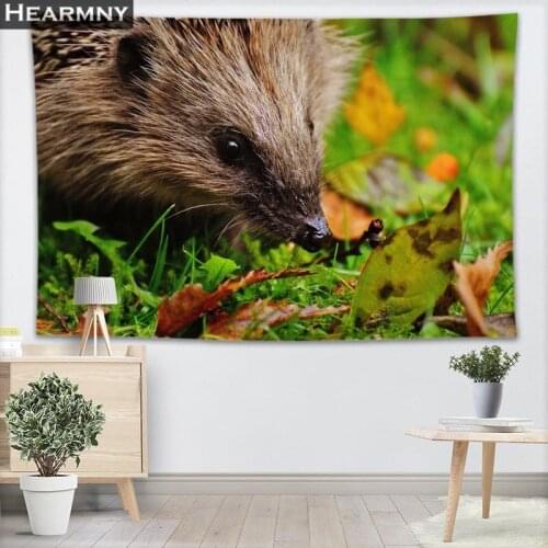 Hedgehog Wall Hanging Tapestry Sheets Home Decorative Tapestries Beach Towel Yoga Mat Blanket Table Cloth Wall Tapestry