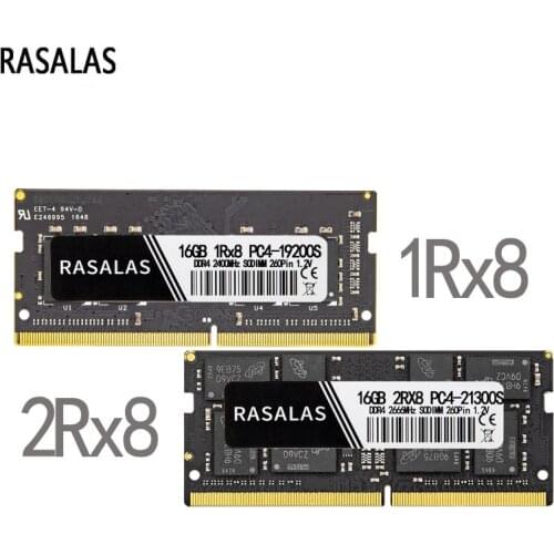 Rasalas Memory Ram DDR4 8G 4G 16G Oперативная Nамять Laptop 2Rx8 1Rx8 17000 19200 21300 SODIMM 260PIN 1.2V Netobook Memoria RAM