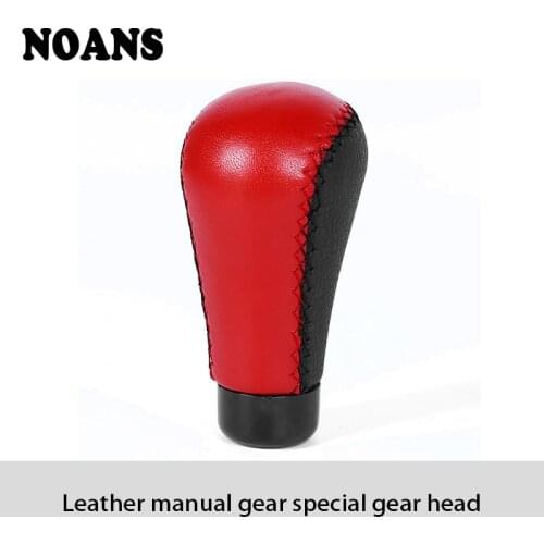 Genuine Leather For Lexus Honda Civic Opel astra h j Mazda 3 6 Kia Rio Ceed Volvo Car-styling Gear Shift Knob Accessories