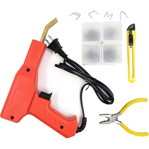 Handy plastic welder Garage Tools Hot Staplers Machine Staple PVC Repairing Machine Car Bumper Repairing Stapler Welding Tool