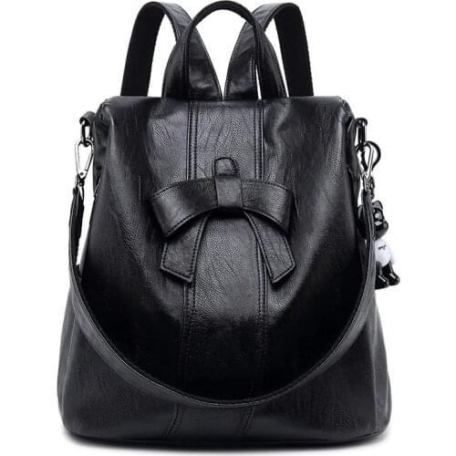 Cowhide Backpack Rucksack Genuine Leather Vintage Ladies Travel Daypack School Bags for Teenager Girls mochila bolsas New C797