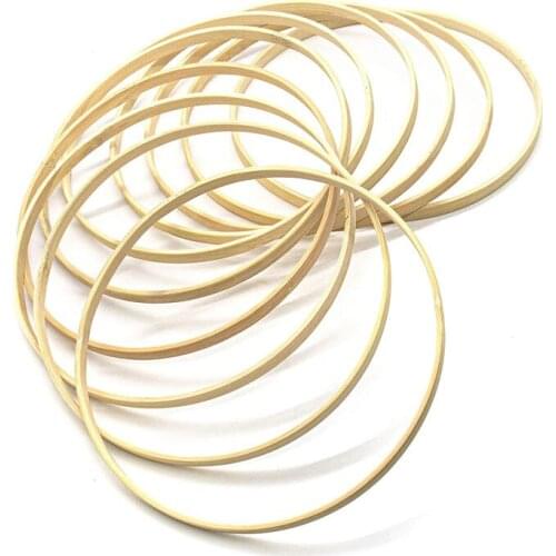 Fan Embroidery Cross Stitch Frame DIY Bamboo Material Circle Round Inner Ring Wedding Decoration Wreath Hoop