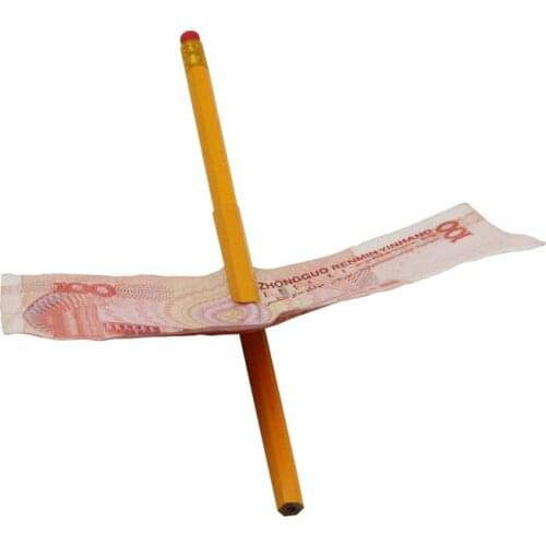 1pc Funny Close Up Pen Penetration Through Paper Dollar Bill Money Trick Tool Magic Trick Tool Street Magic Show Children Gift