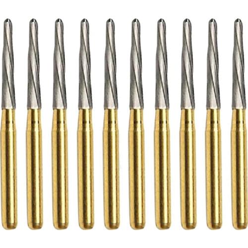 10pcs Dental Trimming Finishing Burs Carbide FG ENDO-Z Burs Dentist Teeth surgery Dentistry Tools