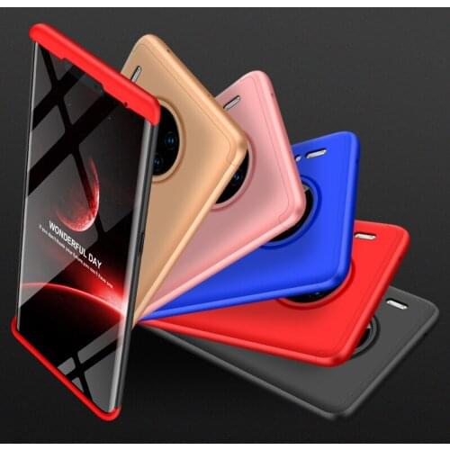 100pcs/lot 3-in-1 360 Protect Phone Case For Huawei Mate 30 Pro 5G Mate 20 Lite Maimag 7 Nova 5 5i Pro Hard Plastic Full Cover