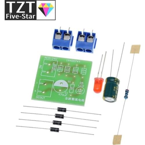 1N4007 Bridge Rectifier AC to DC Converter Full Wave Rectifier Board Module DIY KIT