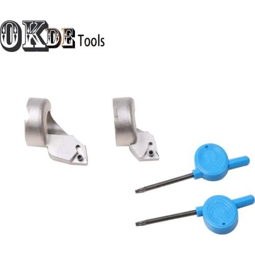 2pcs Precisoin CBH6-2+CBH6-3 Broing insert holders for CBH68-150 Boring head (Boring range : 68 to 150mm) lnsert Holder