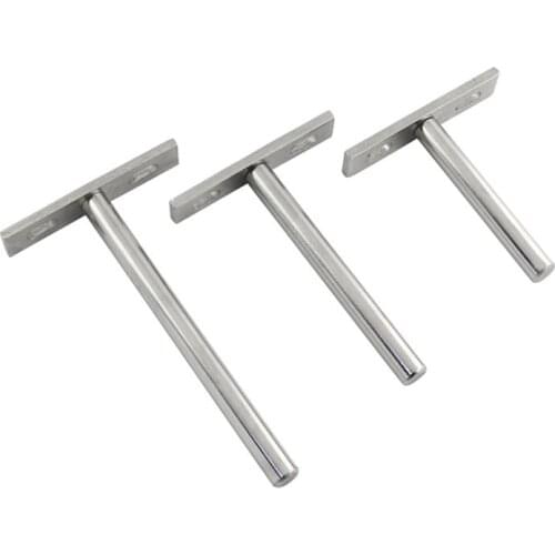 3/4/5 inch T-type shelf bracket Cabinet furniture connector shelf T-type invisible wood bracket wall fixed shelf