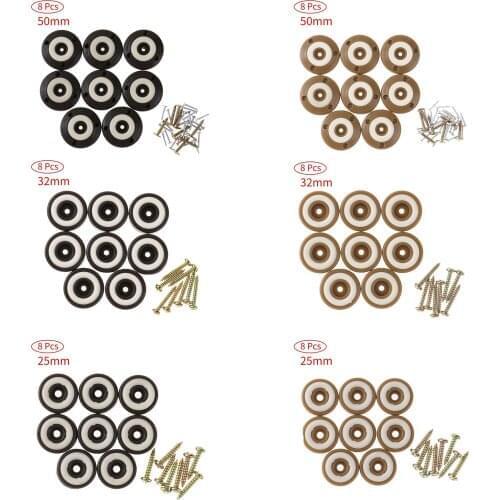 8Pc Plastic Furniture Feet Table Chair Legs Non-Slip Round Foot Pads Floor Protector Sofa Bed Stand Mats Noise Reduce Leg Covers