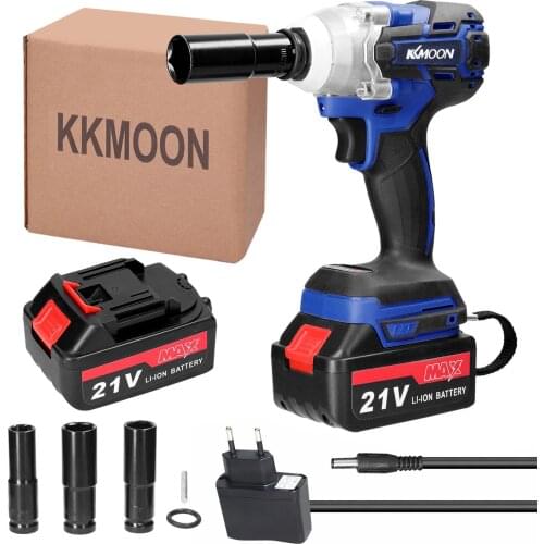 21V Cordless Electric Wrench Brushless Motor Stepless Speed Control High Torque Power Tool Practical Installation Device