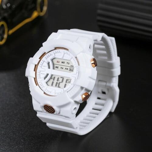 Sports Men Women Watches 10pcs Casual Digital Waterproof Watch Lovers Gift Clock Children Kids Wristwatch Female Clock Reloj