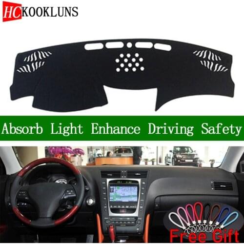 For lexus gs200 gS250 gS300 2004-2011 Dashboard Cover Sun Shade Dash Mat Pad Carpet Car Stickers Interior Accessories