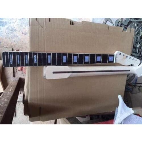 Guitar DIY ,High grade unfinished electric guitar parts ,Strong Guitar Neck ,one piece