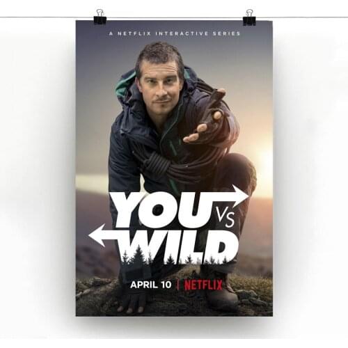 Customized Prints You vs. Wild Poster Wall Art Canvas Cloth Paintings For Living Room Decor