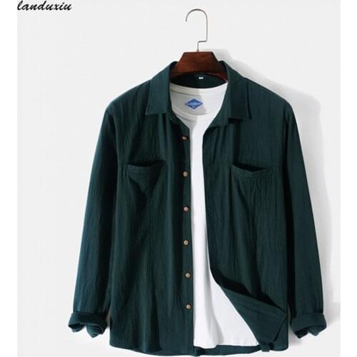 Landuxiu Men's Shirts