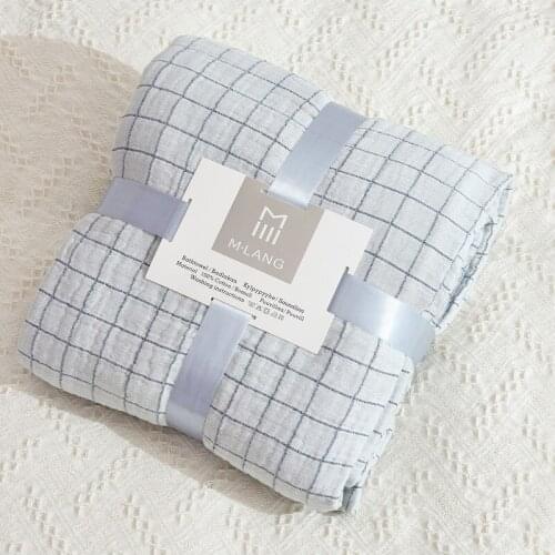 Gauze Muslin Baby Bedding Blanket Comforter for Kids Teens Summer Bedspread Newbron Wraps Covering