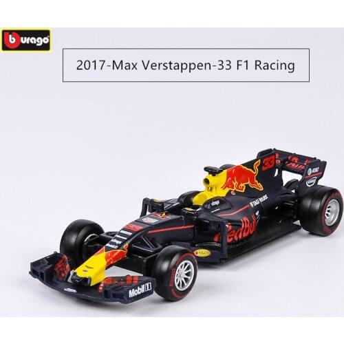 Burago 1:43 2017 RED BULL-RB13 metal F1 Alloy car model die-casting model car simulation car decoration collection gift toy