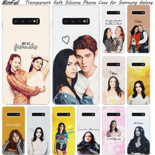 Camila Mendes Riverdale Soft Silicone Case For Samsung Galaxy S10 S9 S8 Plus S7 Edge A6 A8 Plus A7 A9 2018 A5 2017 Fashion Cover