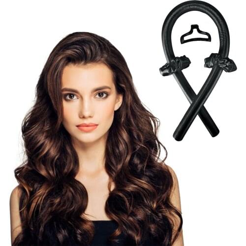 Heatless Curling Rod Headband Hair Curler Rod Lazy Curler Scrunchies Hair Curler Acc Ribbon Silk Hair Roller Headband Tools