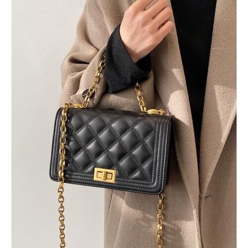 Luxury Pu Leather Women Shoulder Bag Fashion Female Chain Handbags Messenger Bags High Quality Ladies Crossbody Bags for Women